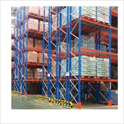Power Coated Heavy Duty Double Deep Pallet Racking For Warehouse Storage