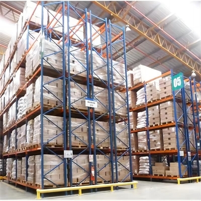 Power Coated Heavy Duty Double Deep Pallet Racking For Warehouse Storage