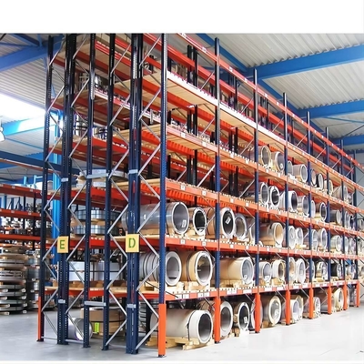 2000kg Load Capacity Steel Double Deep Pallet Racking System For Small Warehouse