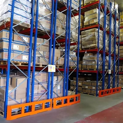 Type Customized Color Blue And Orange Double Deep Pallet Racking