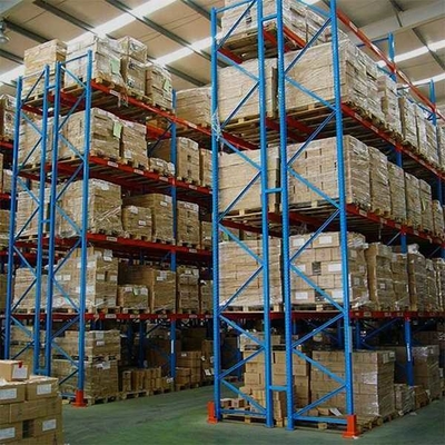 Conventional Development Warehouse Pallet Storage System With Selective Pallet Rack
