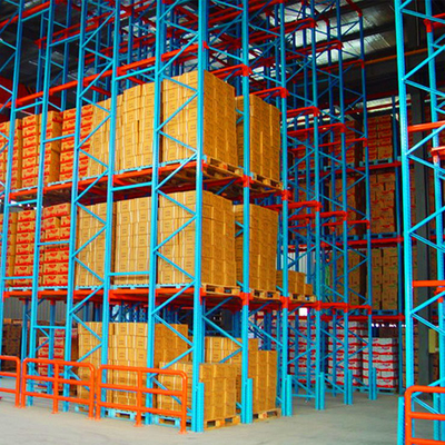 Conventional Development Warehouse Pallet Storage System With Selective Pallet Rack