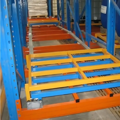 Customized Push-in Pallet Rack System For Warehouse