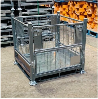 Development Conventional Stackable Mesh Steel Stillage Wire Container Cage for Waste