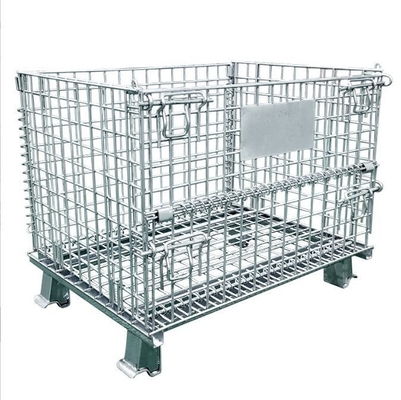Powder Coating Corrosion-Resistant Mobile Turnover Cage for Warehouse 1200*1000*890