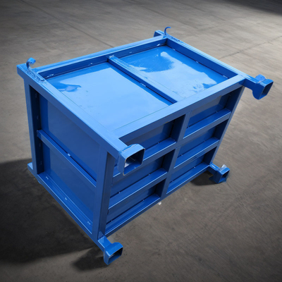 100-1500kg Capacity Stackable Steel Pallet Rack Cages For Durable Storage