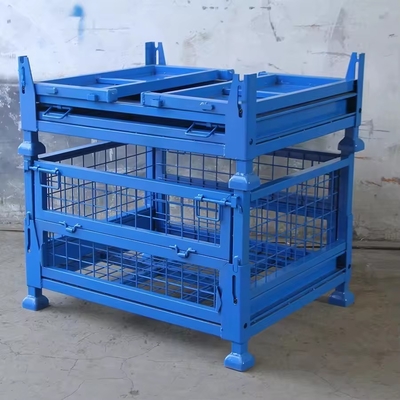 Heavy Duty Mesh Stillage With 1000kg Load Capacity And Powder Coating