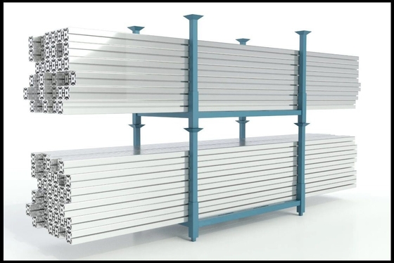 Common Powder Coating Stacking Racks For Chemicals Bag Storage Heavy Duty And Foldable