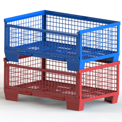 QIFEI-Wire Mesh Container Adjustable Mobility For Industrial Wire Baskets