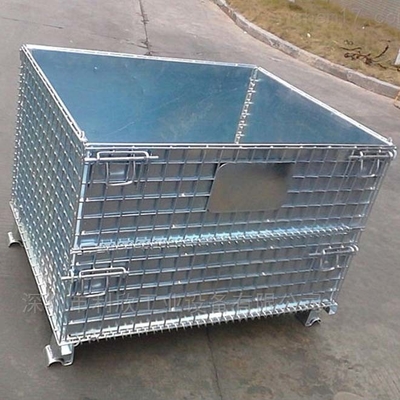 QIFEI-Wire Mesh Container Adjustable Mobility For Industrial Wire Baskets