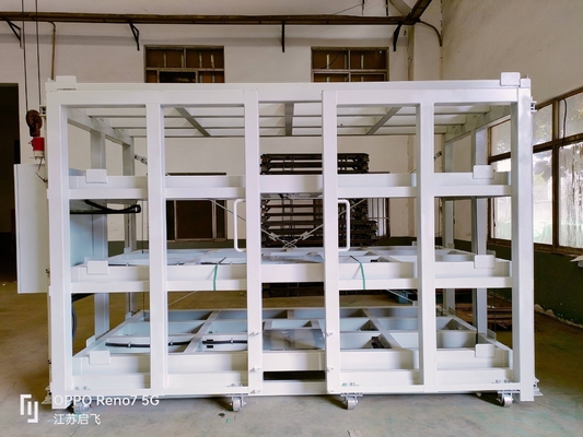 Anti-Wear Power-Driven Roll-out Sheet Storage Racks For Industrial Steel Iron Sheet