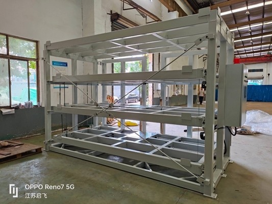 Anti-Wear Power-Driven Roll-out Sheet Storage Racks For Industrial Steel Iron Sheet
