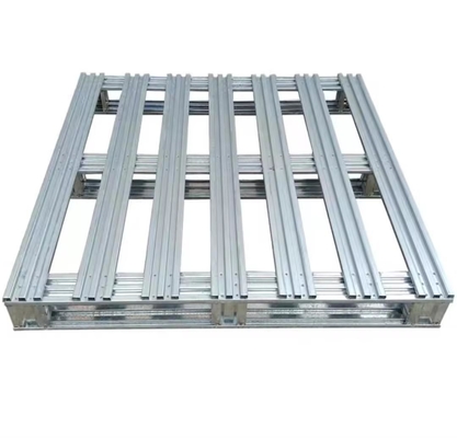 Galvanized One Sided Steel Pallets for Warehouse Serviceability and Customization