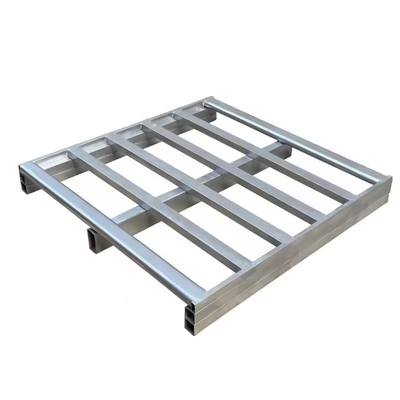 Development Galvanized 4 Way Forklift Access Steel Pallet for Workshop Stackable Goods