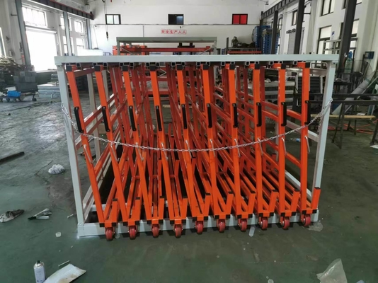 Combined Mobility Vertical Roll Out Sheets Rack For Heavy Duty Metal Sheets Storage