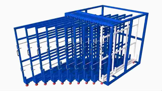 Combined Mobility Vertical Roll Out Sheets Rack For Heavy Duty Metal Sheets Storage