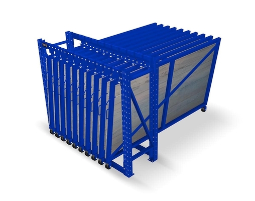 Heavy Duty Roll Out Sheet Drawer Rack For Steel Sheets Storage Customized Design