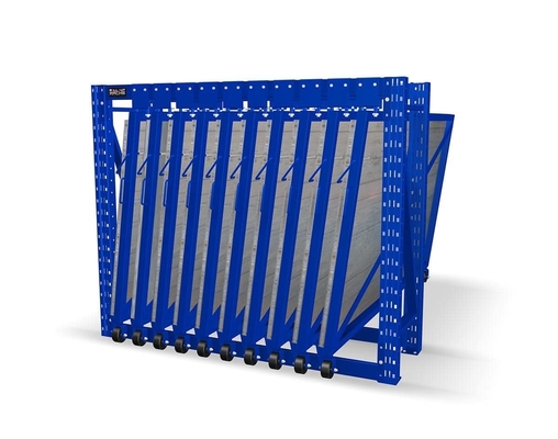 Heavy Duty Roll Out Sheet Drawer Rack For Steel Sheets Storage Customized Design