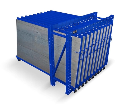 Customized Heavy Duty Vertical Roll Out Sheets Rack For Sheet Storage