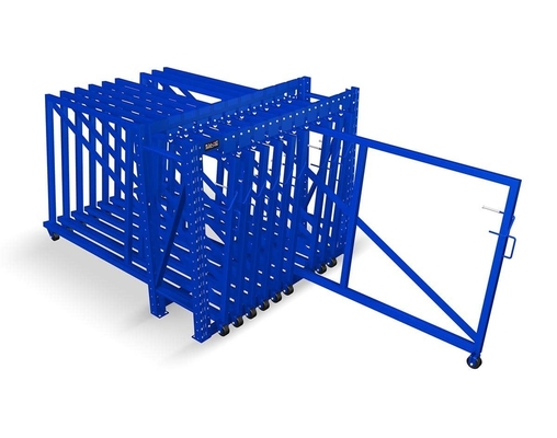 Customized Metal Sheet Rack For Vertical Storage And Handling Of Sheets Or Leftover