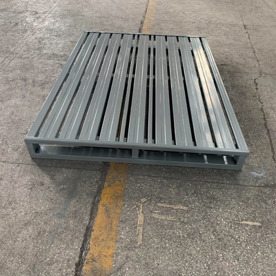 High Capacity Single / Double Faced 4 Way Entry Steel Pallets 500kg Load For Warehouse