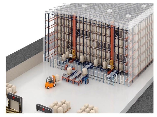 QF-ASRS Steel Pallet Racking For Automated Warehouse Stacking System Equipment Solution