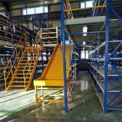 Serviceability Mezzanine Floors Racking System For Warehouse Storage Q235 Raw Material
