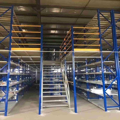Serviceability Mezzanine Floors Racking System For Warehouse Storage Q235 Raw Material