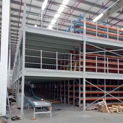 Serviceability Mezzanine Floors Racking System For Warehouse Storage Q235 Raw Material