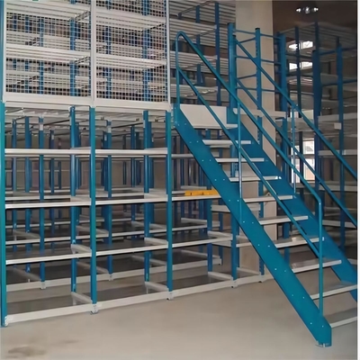 Powder Coating Multi-Level Mezzanine Floor For Cold Room To Save Space Height 5-15m