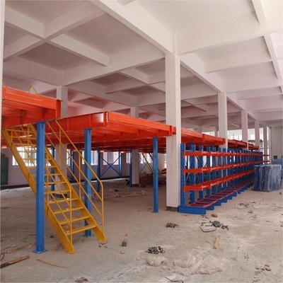 High Strength Steel Structure Platform Mezzanine Conventional Development For Storage