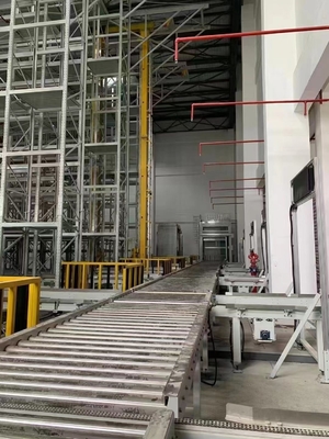 Rack Structure Q235 Stacker Crane Aisles Automated System Asrs For Warehouse Storage