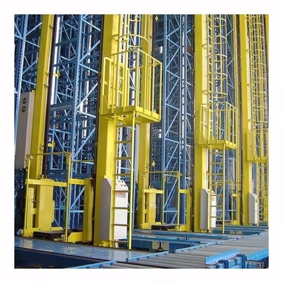 Rack Structure Q235 Stacker Crane Aisles Automated System Asrs For Warehouse Storage
