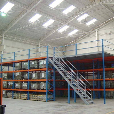 Adjustable Mezzanine Floor Racking For Conventional Warehouse Storage Custom Design