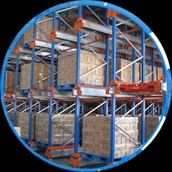 Cold Rolled Radio Shuttle Storage Rack Warehouse Racking System Customized Density