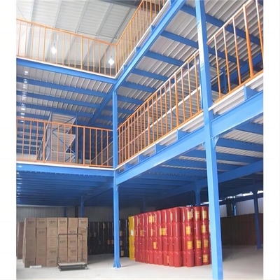 Customized Q235B Mezzanine Racking System Middle Ground Platform With 800kg/Sqm