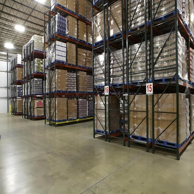 Q235B Material Common Double Deep Storage Rack With High Serviceability