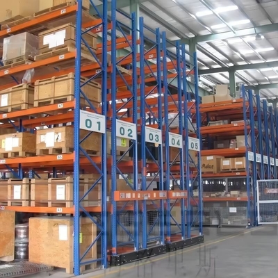 Space Saver Mobile Shelving Mobile Racking System With 5-15m Height