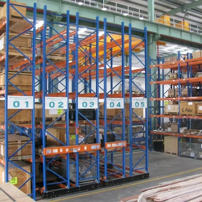 Space Saver Mobile Shelving Mobile Racking System With 5-15m Height