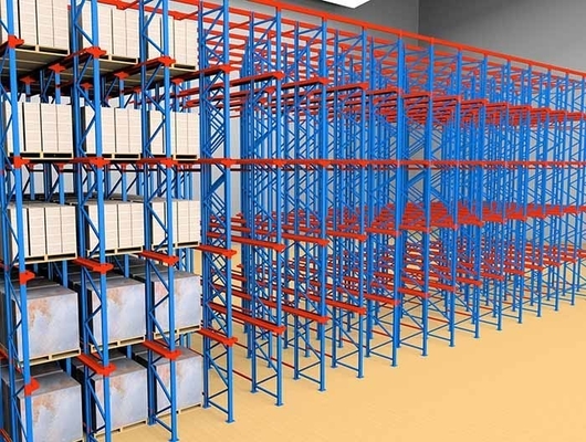 Heavy Duty Shelf Rack Drive In Pallet Racking System For Certificated Hanger Storage