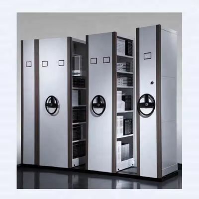 Steel Warehouse Library Movable Racking System , Mobile Storage Shelving Units
