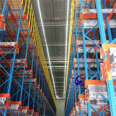 Steel Automated Pallet Shuttle Racking System For Industry Warehouse Storage