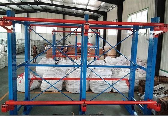 Customized Steel Cantilever Racking For Cable Roll Drum Storage In Warehouse