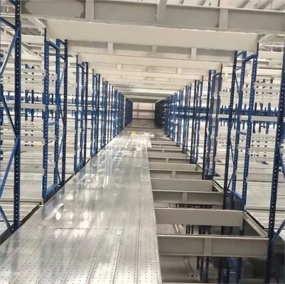 Warehouse Storage Mezzanine Platform Racking Systems Heavy Duty Customized