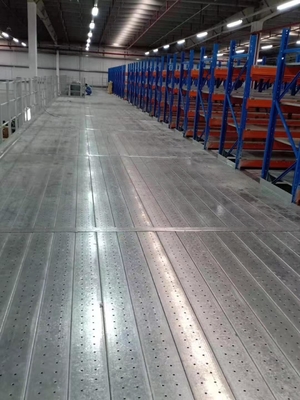 Warehouse Storage Mezzanine Platform Racking Systems Heavy Duty Customized