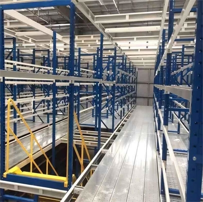 Multi-Layer Steel Mezzanine Floor Rack For Warehouse Storage