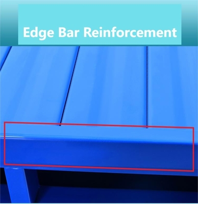 Rectangular Torrentable Stackable Pallets For  4 Way Forklift Entry Customizable
