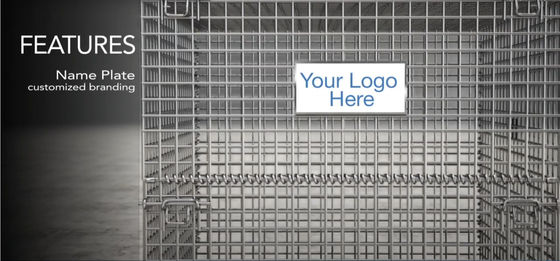 Collapsible Stackable Storage Wire Mesh Container For Industrial Use Workshop