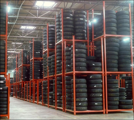 Truck Tires Lorry Tyres Foldable Steel Stacking Tyre Racks