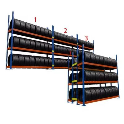 Garage Shelves Tire Storage Rack With Q235 Material 1500kg Capacity Organization